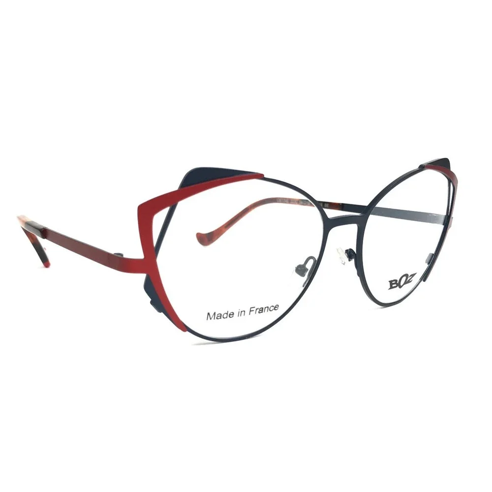 BOZ by J.F. Rey Eyeglasses Frames OSTINE 2030 Matte Burgundy Red Blue 54-16-140